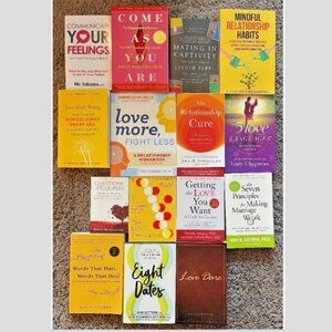 BRAND NEW Relationship Book Huge Lot of 15! Gottman Sex Love Communication